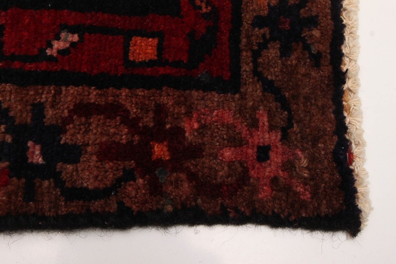 3'3" x 9'9" Vintage Hand-knotted Runner Rug Traditional Oriental Wool Carpet gallery