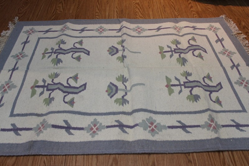 4' x 6' handmade carpet hand-woven rug CLOSE OUT SALE PRICE gallery