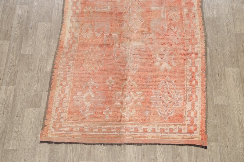 Pre-1900 Antique Tribal Moroccan Oriental Rug 5x9 Handmade Wool Carpet gallery
