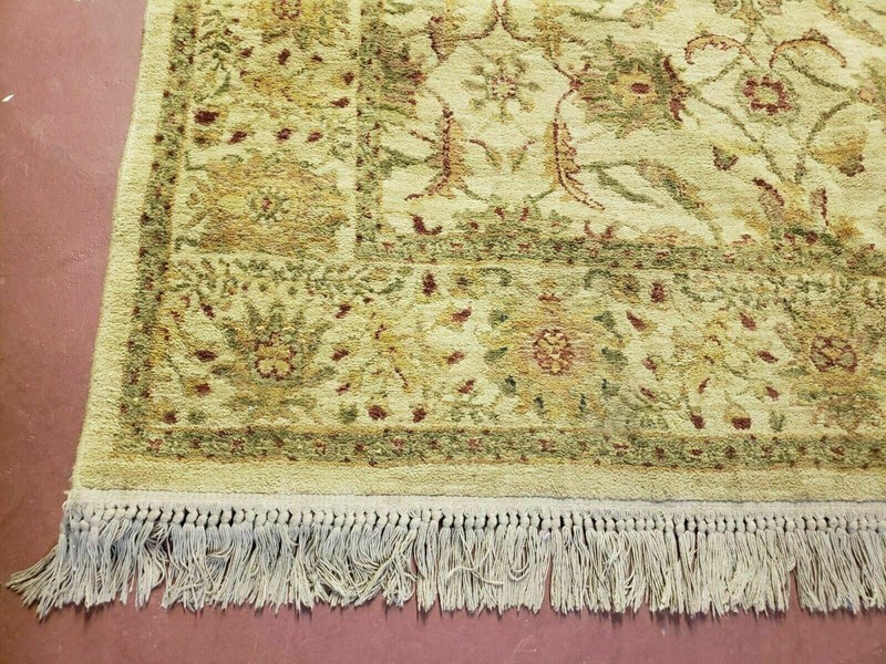 Belgium Power Loomed Rug 5x7, Vintage Oriental Wool Carpet, Beige gallery