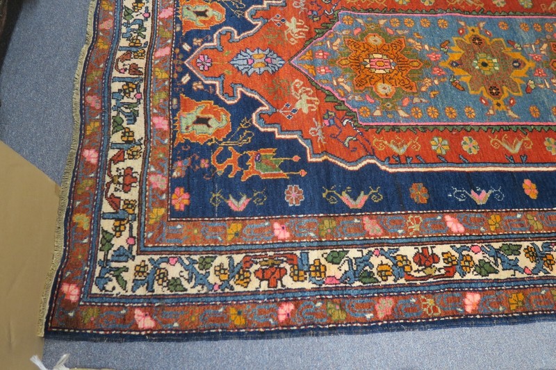 Antique Vintage Russian Caucasian Shirvan Kazak Hand Knotted Wool Rug 3'9 x 6'9 gallery