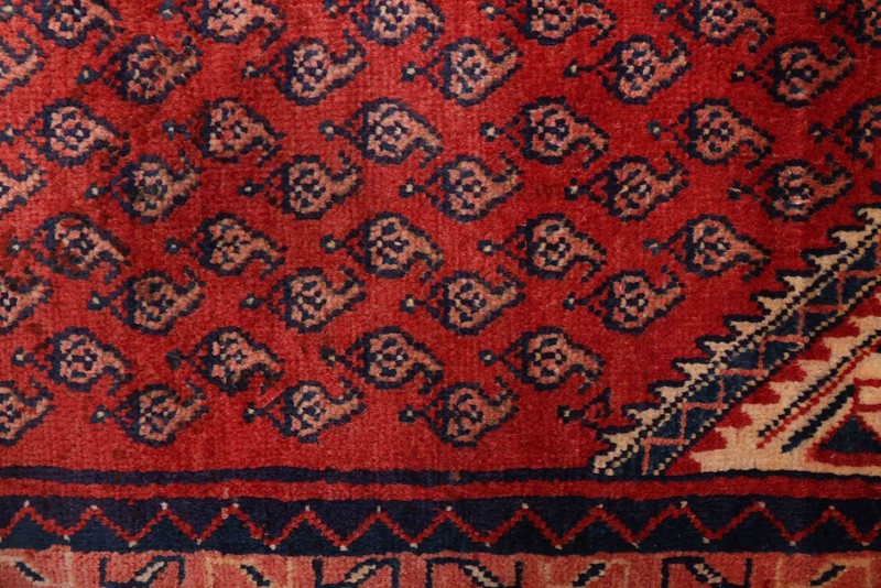 Vintage 4'4" x 6'9" Traditional Hand Knotted Vegetable Dye Wool Area Rug gallery