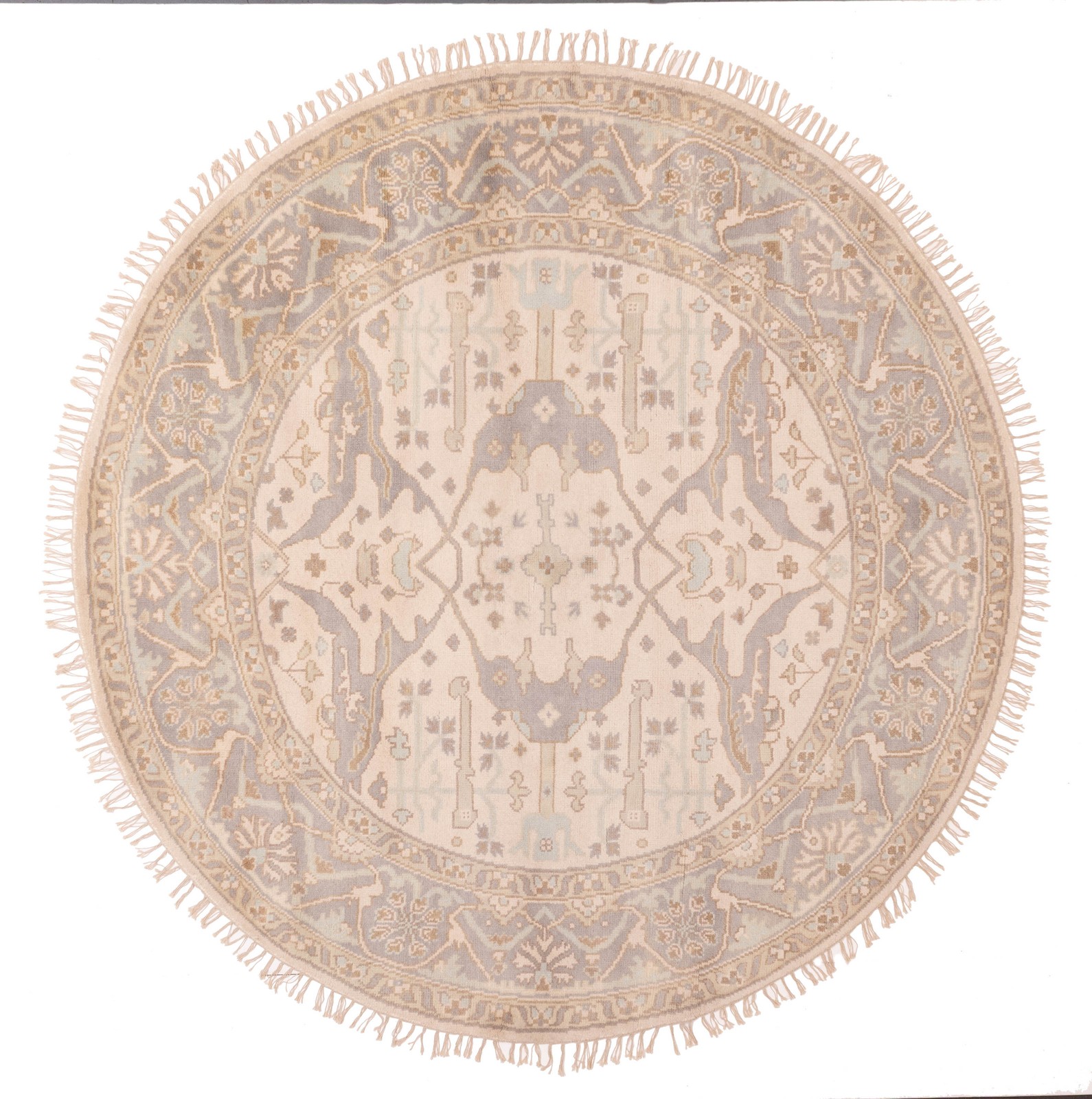 Traditional Vintage Hand-Knotted Oriental Carpet 8'0" x 7'9" Wool Area Rug gallery