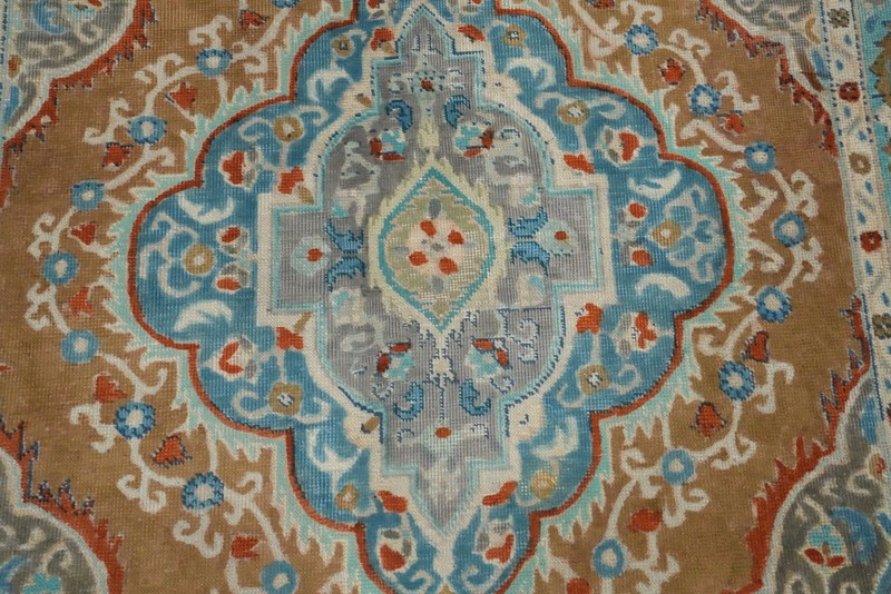 Over-dyed Traditional Style Vintage Wool Rug 5x6 ft Hand-knotted Wool Carpet gallery