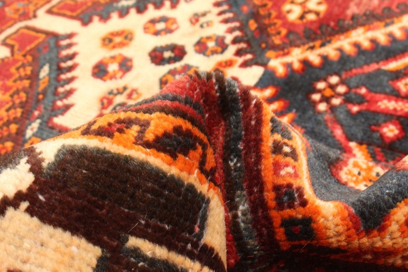 Vintage Hand-Knotted Area Rug 4'2" x 6'6" Traditional Wool Carpet gallery