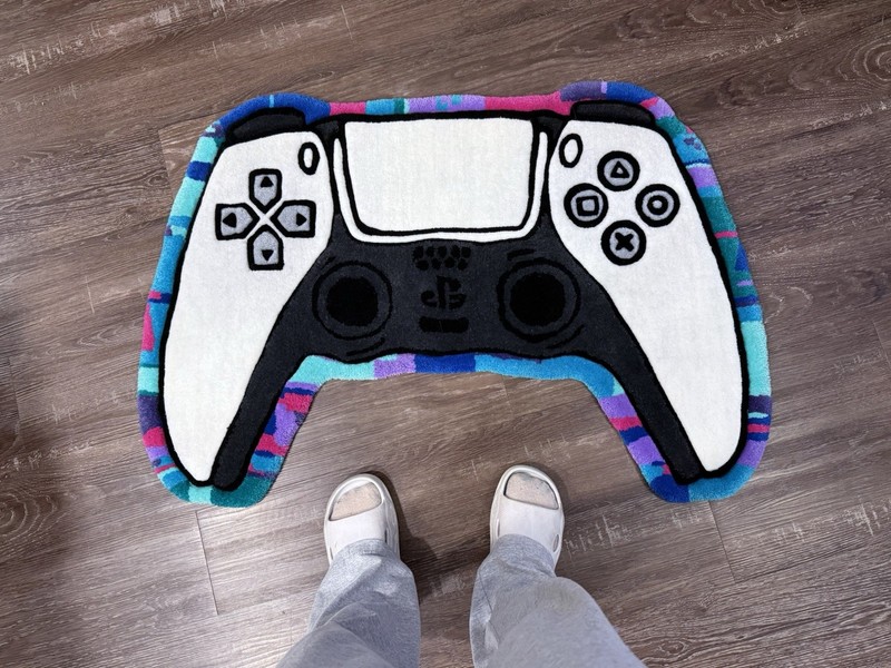 Handmade “PS5 Controller Rug” (30x42) inch gallery