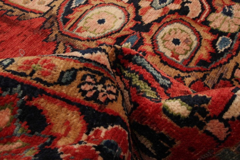 Vintage 6'9" x 10'4" Traditional Hand Knotted Vegetable Dye Wool Area Rug gallery