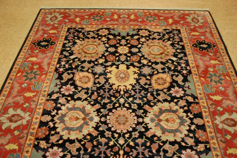 GREAT AUTHENTIC AMERICAN KARASTAN KURDISH PATTERN #559 RUG 5'8" X 8'11" PERFECT gallery