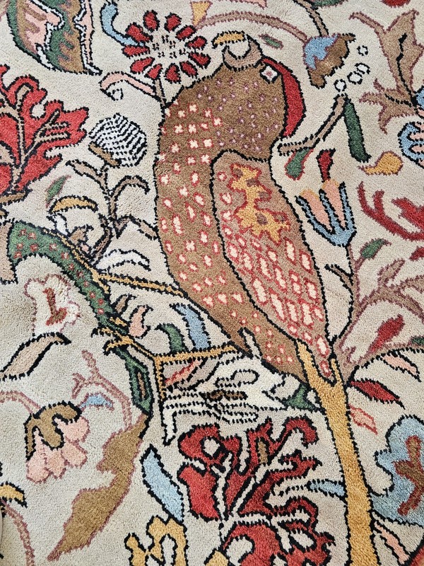 8x10 VINTAGE ANTIQUE DESIGN INDO CAUCASIAN SERAPI HERIZ USHAK Tree of Life BIRD gallery