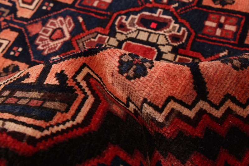 Traditional Vintage Hand-Knotted Carpet 4'1" x 6'11" Wool Area Rug gallery
