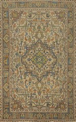 Traditional Geometric Vintage Handmade Wool Area Rug 6×9 ft for Living Room