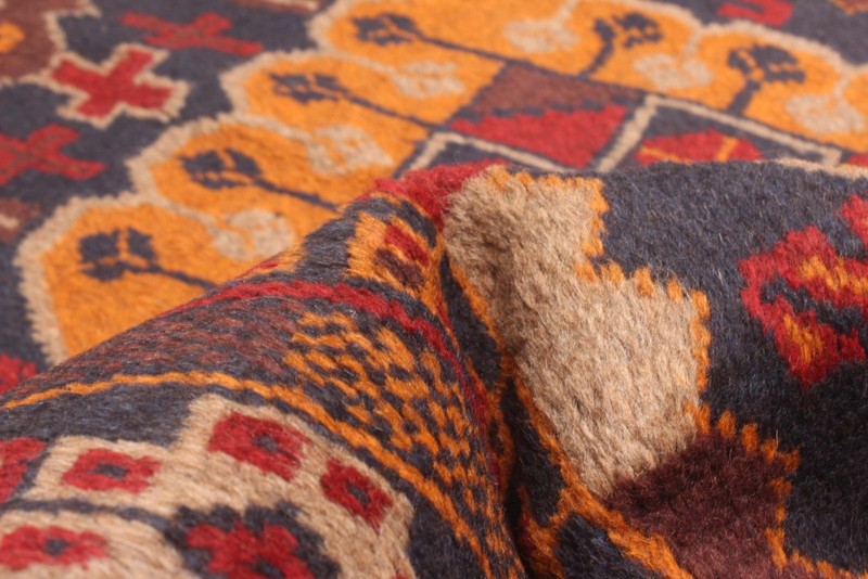 Vintage Traditional Hand-Knotted Area Rug 3'4" x 6'2" Oriental Wool Carpet gallery