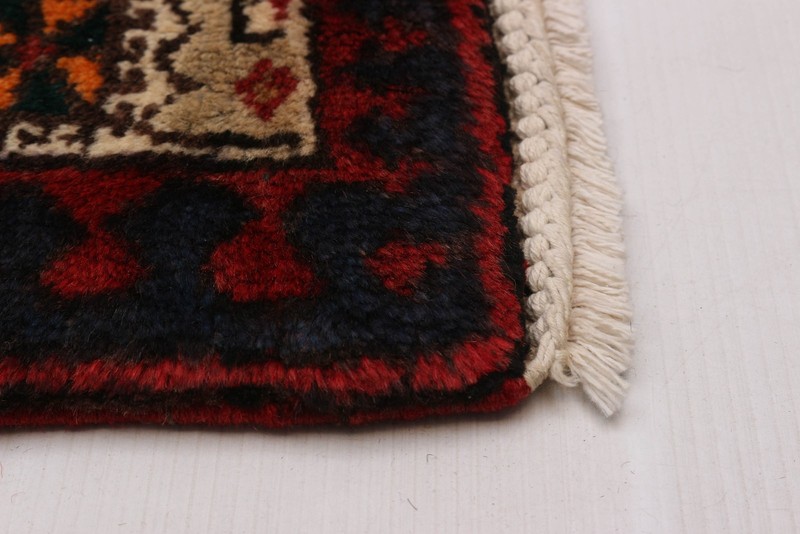 3'9" x 10'6" Vintage Hand-knotted Runner Rug Traditional Oriental Wool Carpet gallery