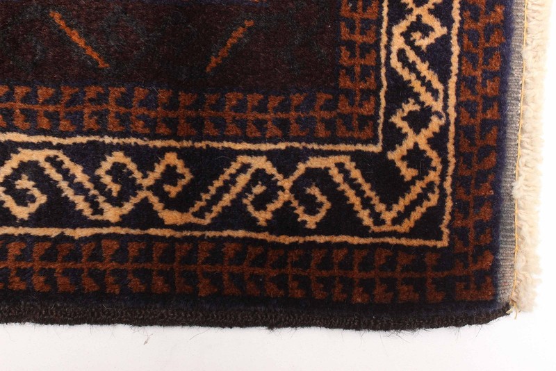 Vintage 3'2" x 4'11" Traditional Hand Knotted Vegetable Dye Wool Area Rug gallery