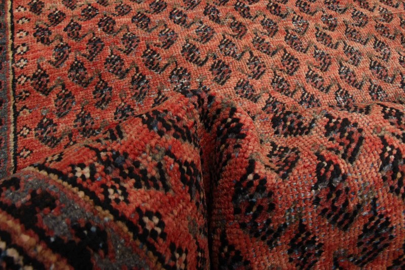 3'4" x 11'6" Vintage Hand-knotted Runner Rug Traditional Oriental Wool Carpet gallery