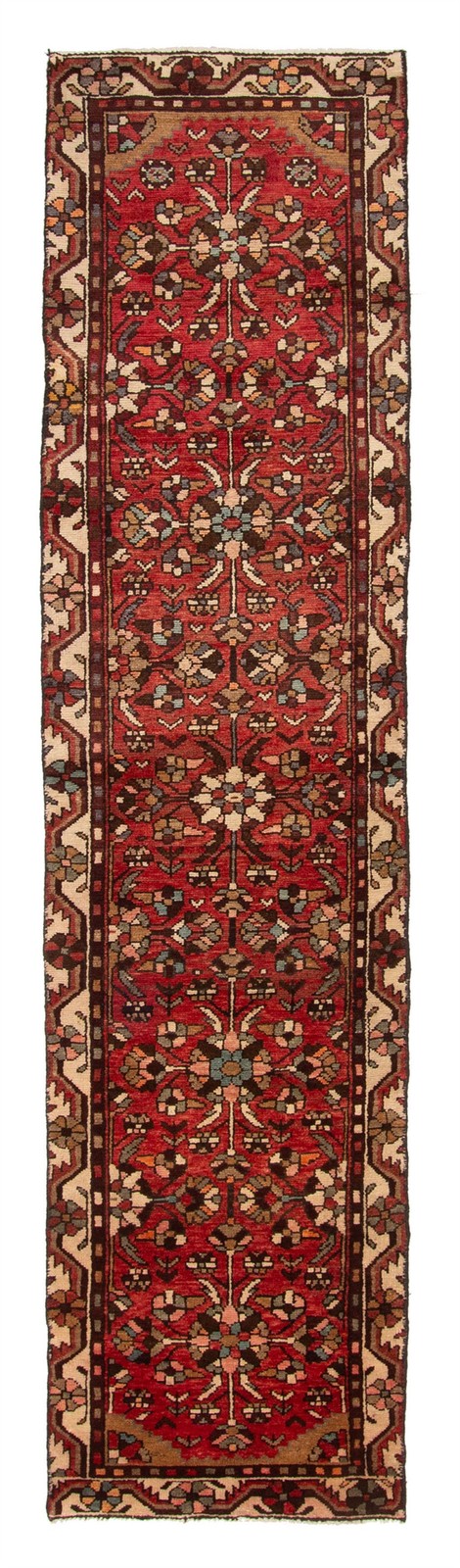 2'4" x 9'3" Vintage Hand-knotted Runner Rug Traditional Oriental Wool Carpet gallery