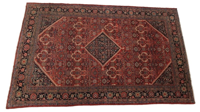 11x17 Handmade Wool Rug Traditional Oriental Oriental Medallion Design C.1900 gallery