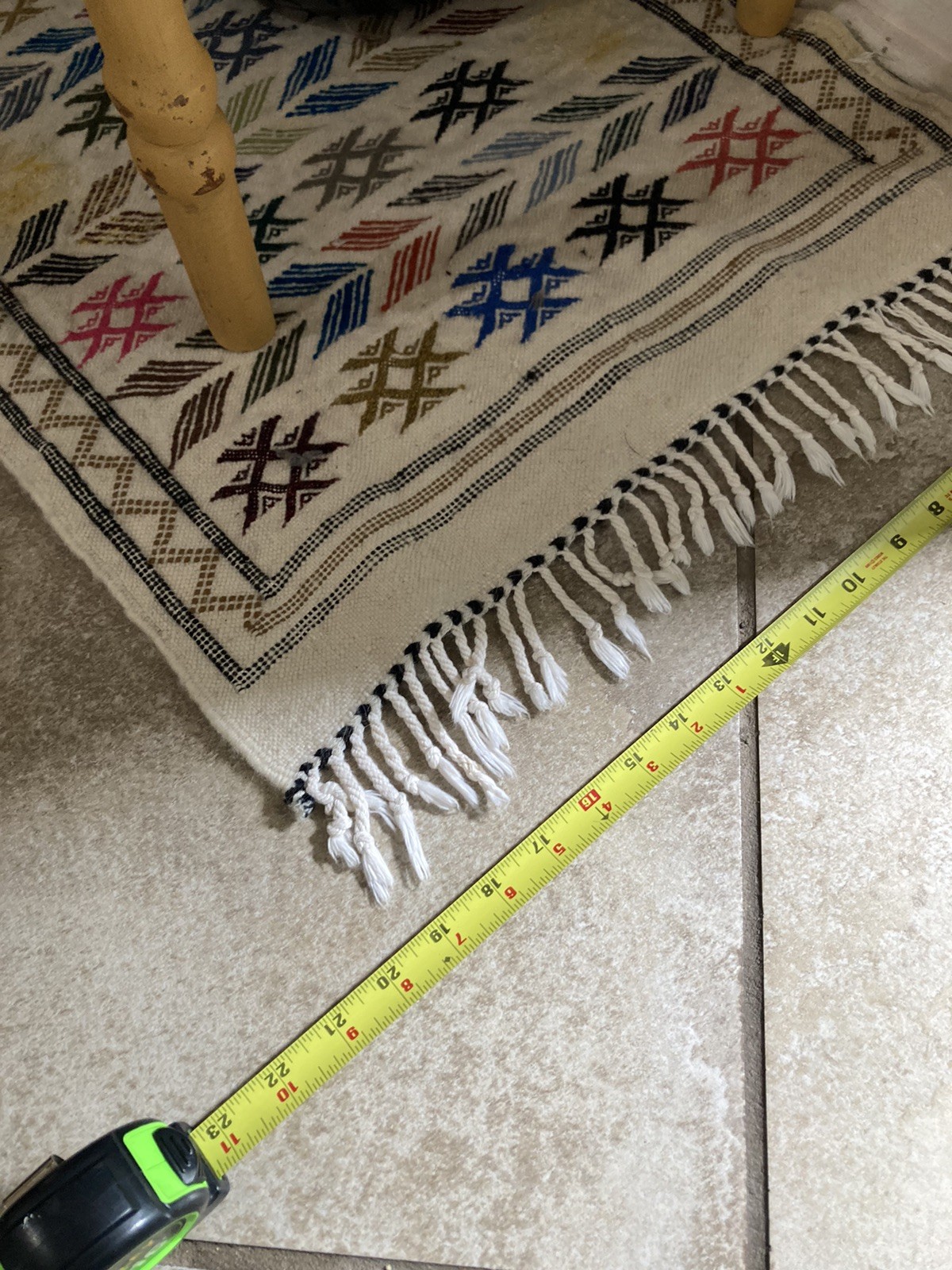 Kilim Rug 50x20 Vintage Tribal gallery