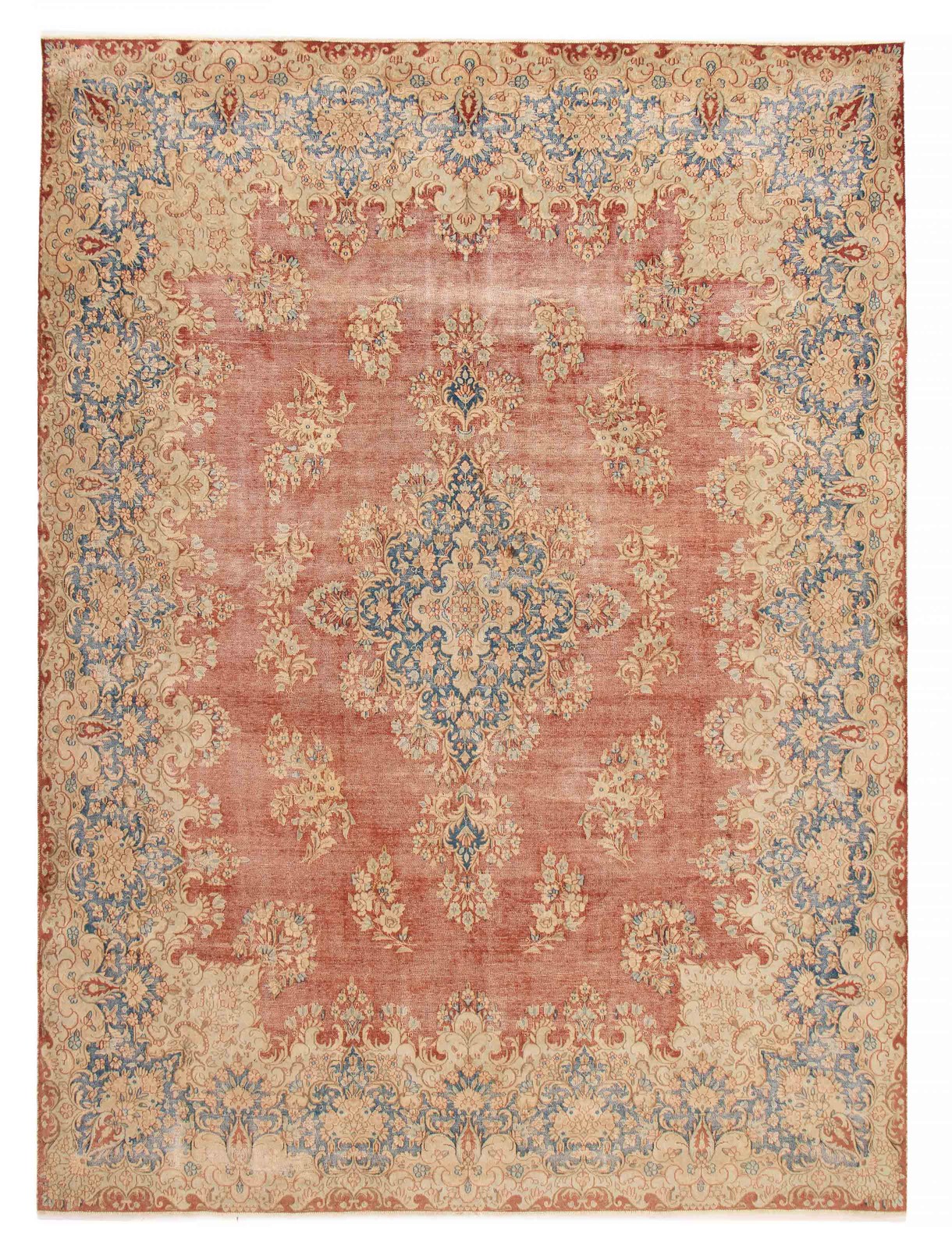 Traditional Vintage Hand-Knotted Area Rug 9'10" x 13'3" Oriental Wool Carpet gallery