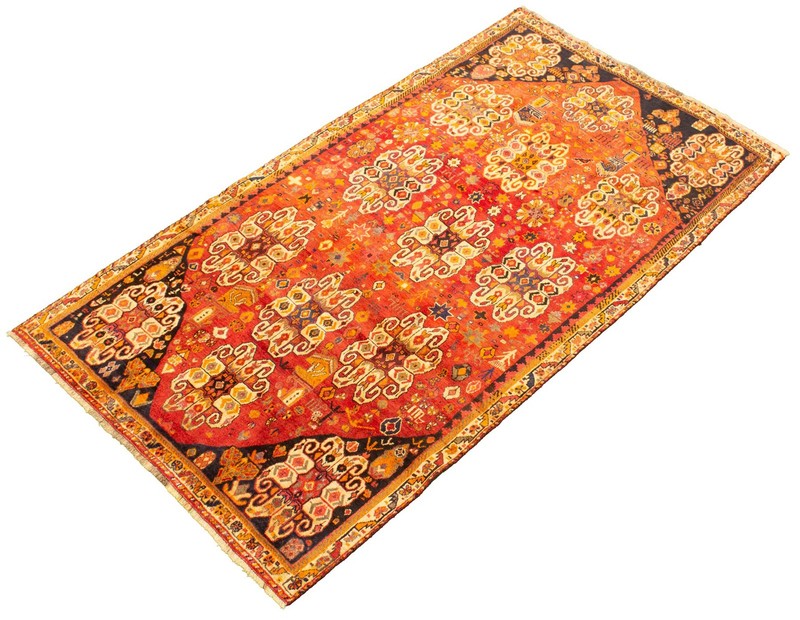 Vintage Hand-Knotted Carpet 4'9" x 8'6" Traditional Oriental Wool Area Rug gallery