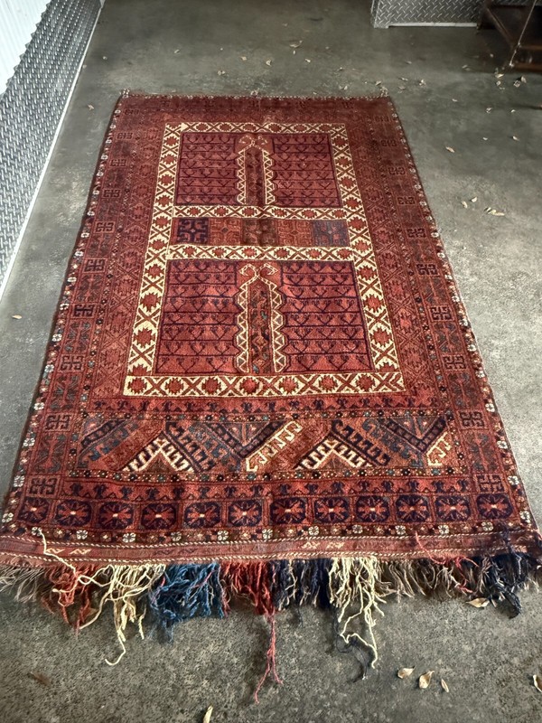ANTIQUE TRIBAL TURKOMAN TEKKE RUG gallery