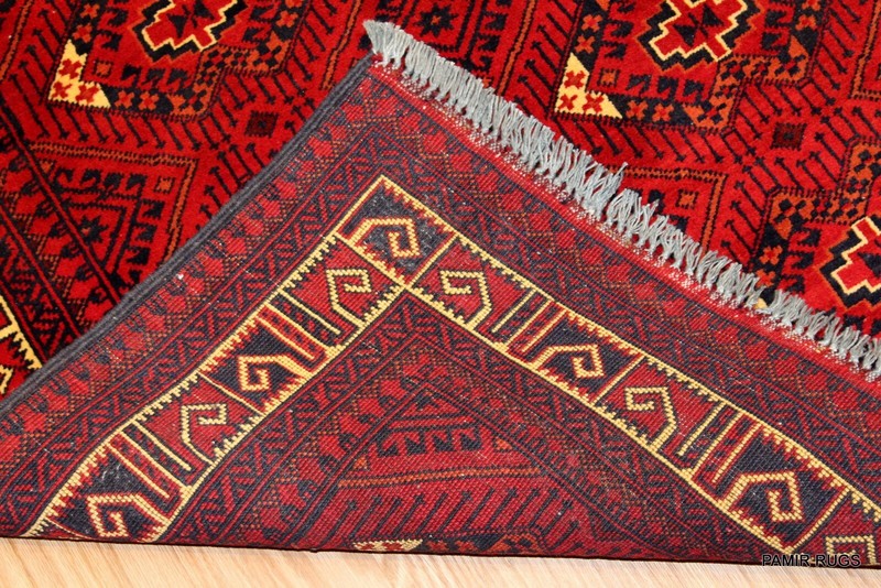 _HAND-MADE_Turkoman Beshir Tribal Wool Rug 3'5"x5 ft. wool hand knotted Turkmen gallery