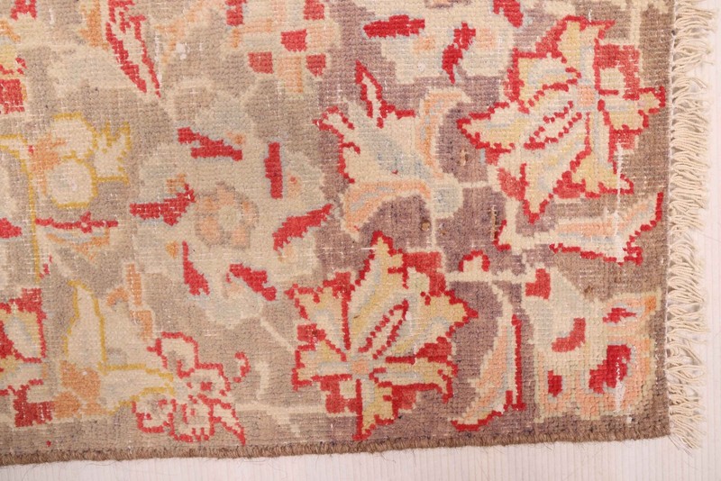 Vintage 9'1" x 13'1" Traditional Hand Knotted Vegetable Dye Wool Area Rug gallery