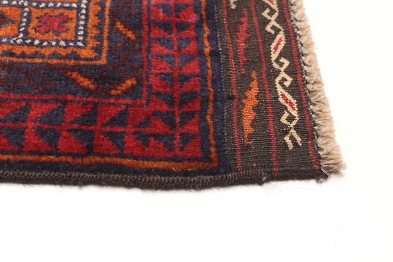 Vintage 3'10" x 6'9" Traditional Hand Knotted Vegetable Dye Wool Area Rug gallery