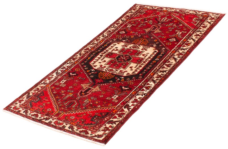 Vintage Hand-Knotted Area Rug 3'2" x 6'4" Traditional Oriental Wool Carpet gallery