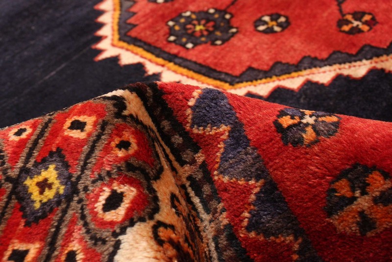 Traditional Vintage Hand-Knotted Area Rug 5'0" x 10'2" Oriental Wool Carpet gallery