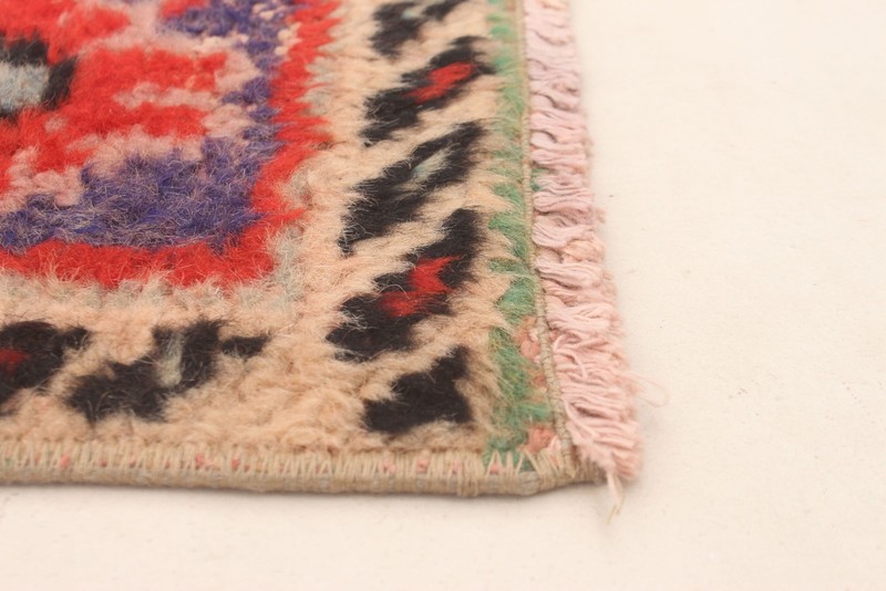 Vintage 7'2" x 11'10" Traditional Hand Knotted Vegetable Dye Wool Area Rug gallery