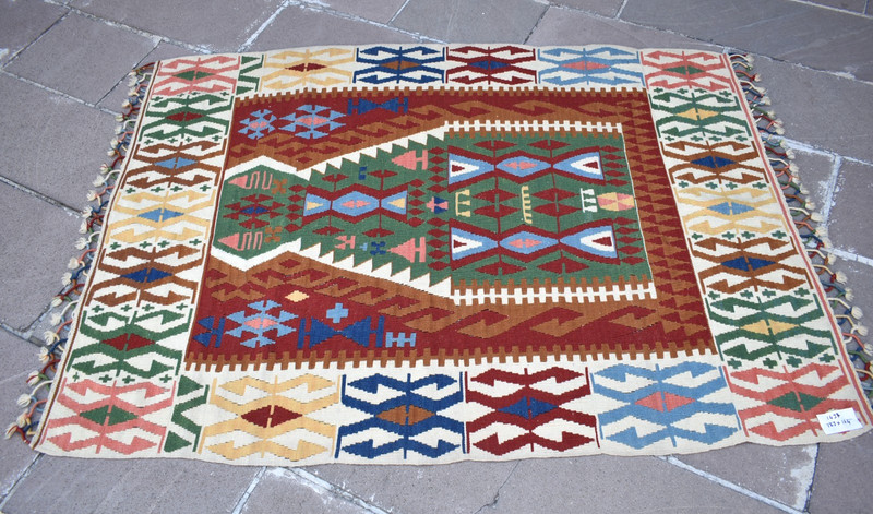 Vintage Turkish Rug 48'' x 64'' Anatolian Kayseri Prayer Rug Home Decor Wool Rug gallery
