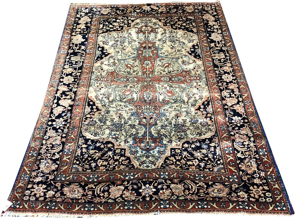 A 19th Century Classic Mohtashem Keshan Rug