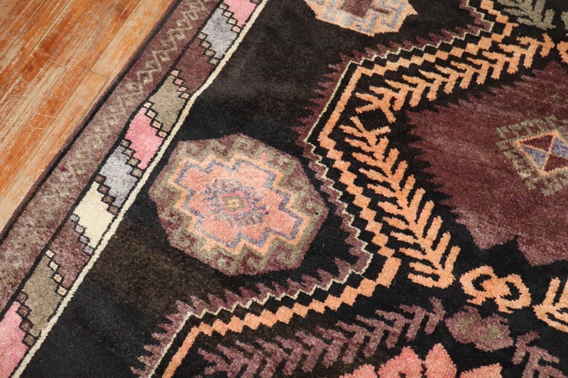 Vintage Wool Kurdish Kars Gallery Dated 1972 Rug Size 6'3''x17' gallery