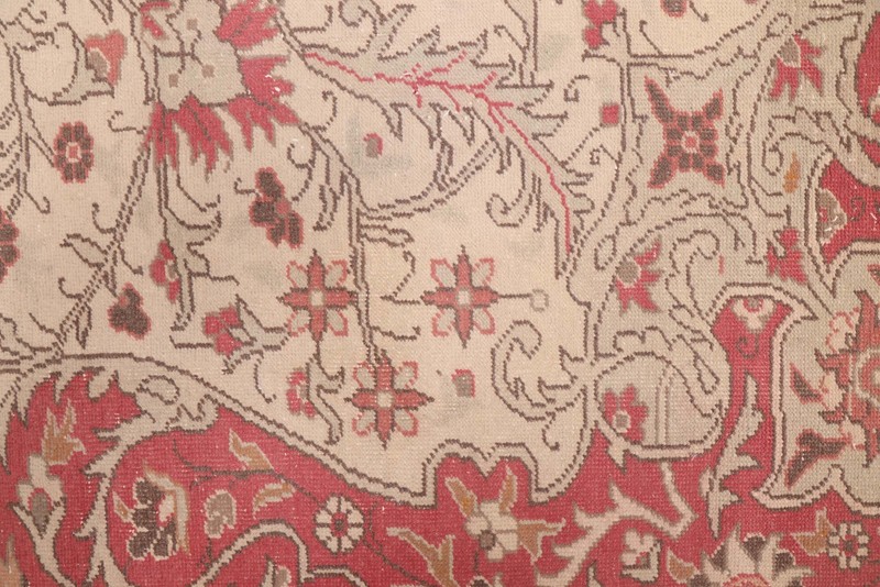 Vintage Hand-Knotted Area Rug 6'8" x 9'10" Traditional Oriental Wool Carpet gallery