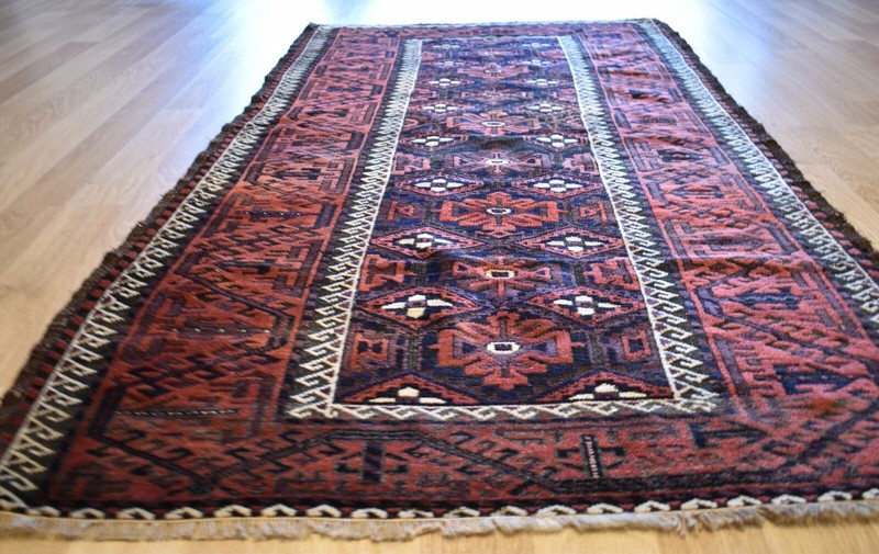 1890's Antique Turkoman Tekke Yamud Handmade Rug Rare Caucasian 4 Ft x 6ft gallery
