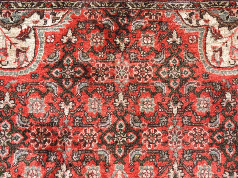 3x6ft. Vintage Sarouk Wool Rug gallery