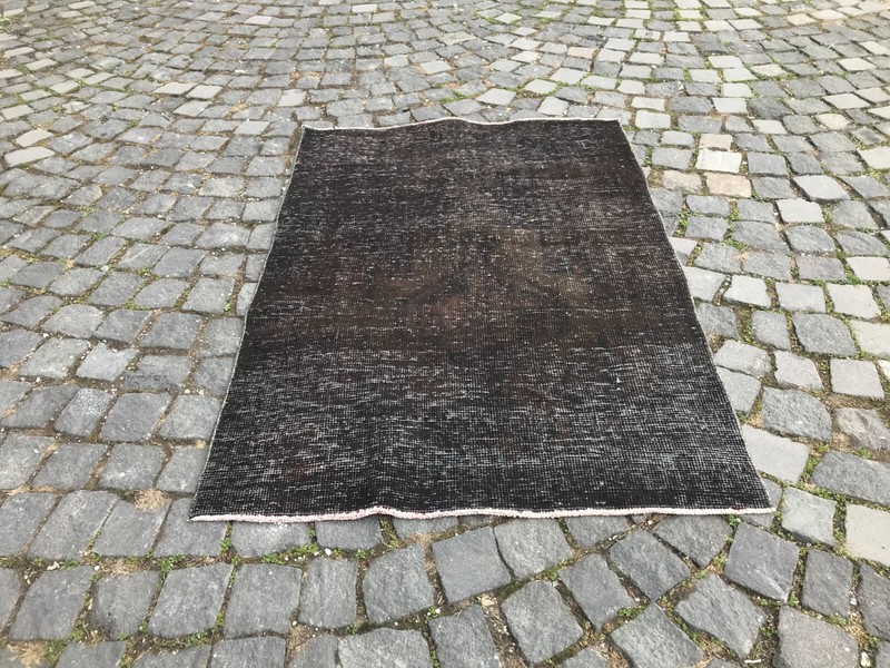 Turkish Antique rug Bohemian Area rug Oushak rug Vintage Rug Handmade Wool rug gallery