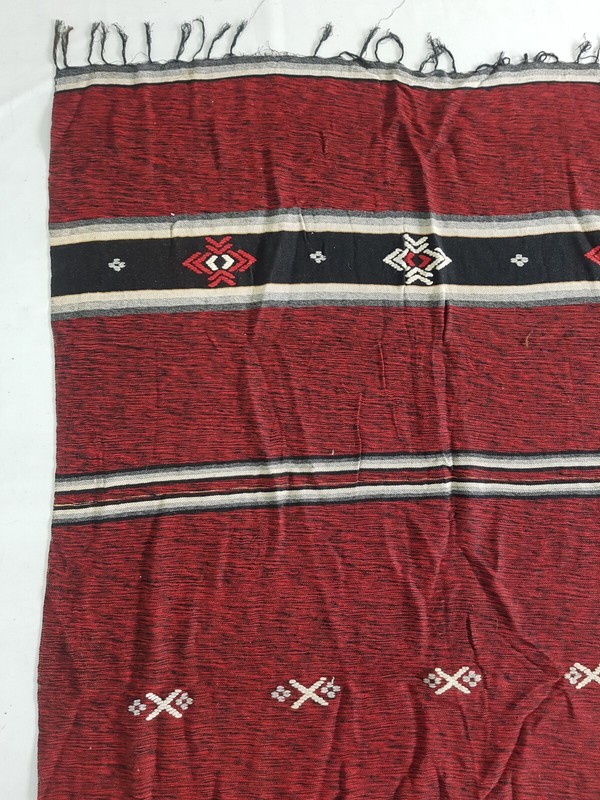 Vintage Handmade Traditional Beautiful Turkish Kilim Floor Rug Carpet 242x143 cm gallery