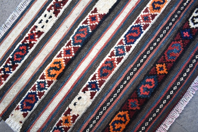 Antique Tribal Bag Face Rug 20'' x 17'' Rare Colletor's Item Wall Hangings Rug gallery