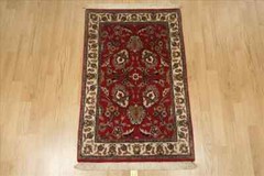 Exclusice Keshan Oriental Rug Brand New Crafted In India 95 x 62 cm