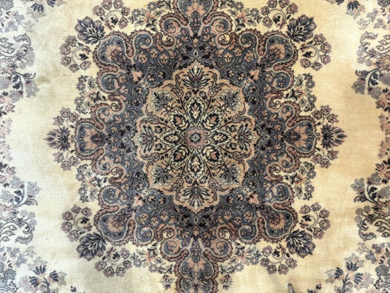 Belgium Power Loomed Wool Rug 6.9 x 9.6, Vintage Oriental Carpet gallery