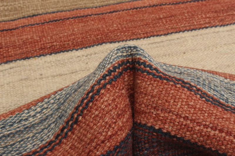 Vintage Hand Woven Area Rug 1'10" x 6'7" Traditional Wool Oriental Carpet gallery