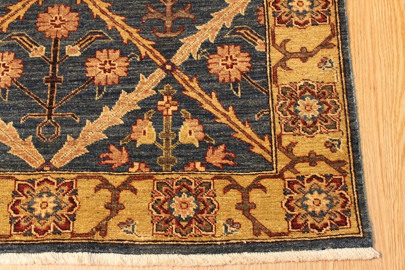 GREAT DEAL ON 4' X 7' FINE QUALITY ***HANDMADE*** HAND KNOTTED ***RUG** Blue rug gallery