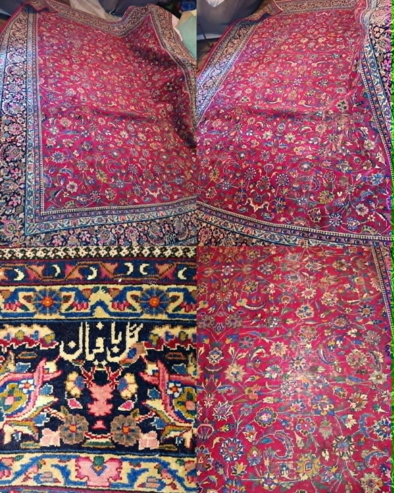 Early 1900's hand woven with signature of artist