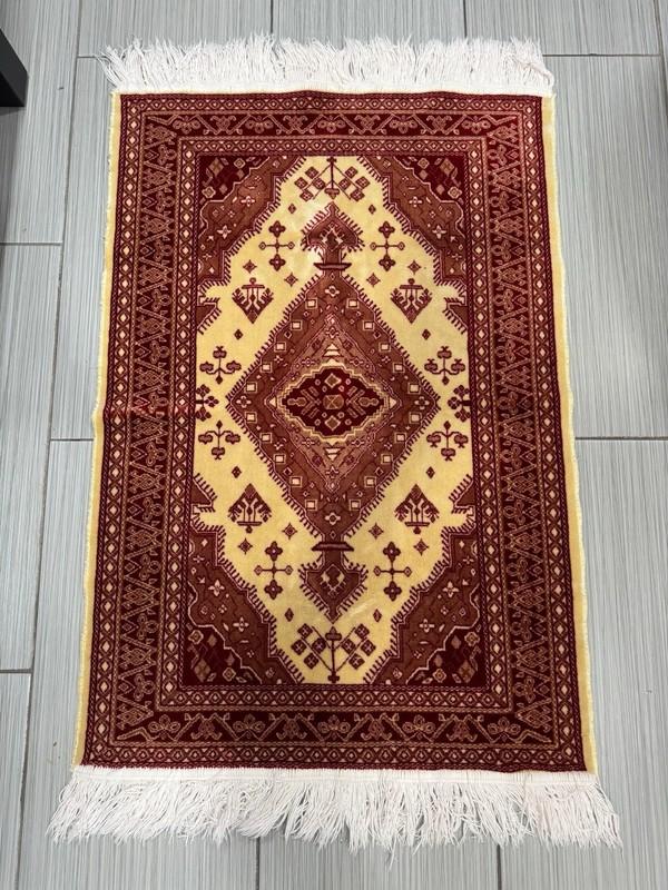 2'0 x 3'7 ft Vintage Afghan Baluchi Rug Hand Knotted Tribal Wool Accent Carpet gallery