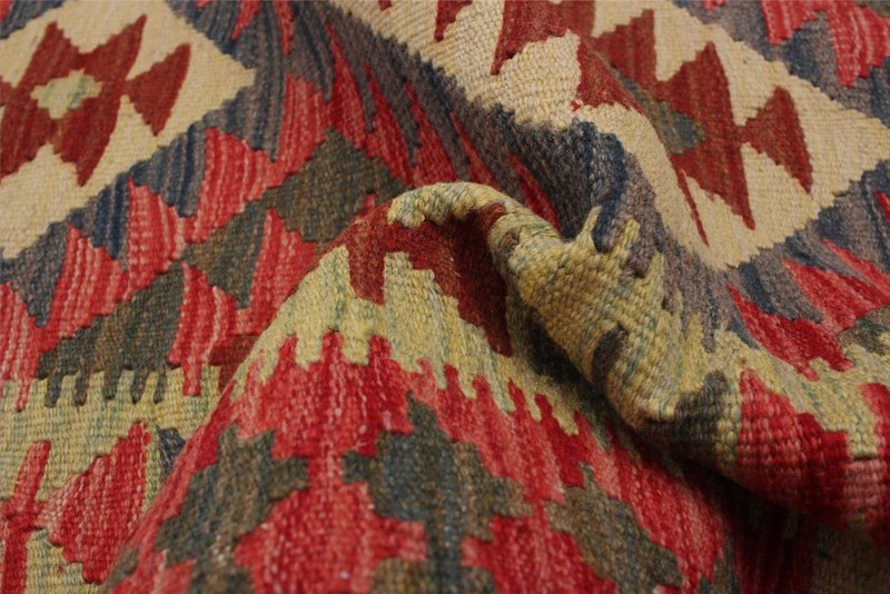 Vintage Hand Woven Area Rug 3'2" x 3'11" Traditional Wool Oriental Carpet gallery