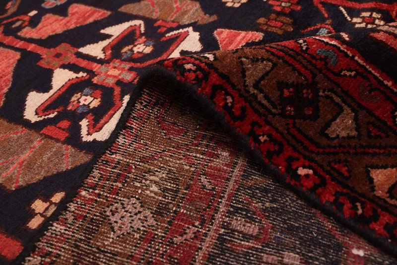 Vintage Hand-knotted Runner Rug 3'7" x 9'3" Traditional Oriental Wool Carpet gallery