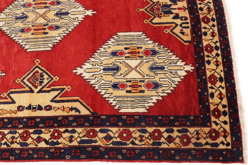 Hand-Knotted Vintage Tribal Oriental Rug Wool Farmhouse Boho Decor Carpet 5X6 ft gallery