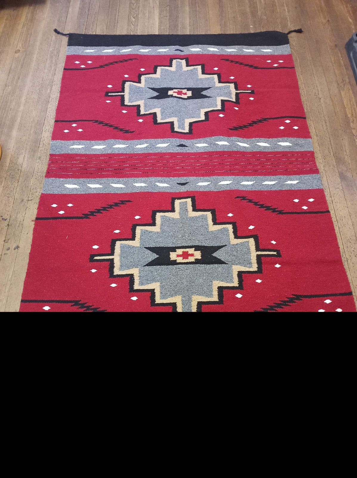 Handwoven Southwest Design Acrylic Rug; 20"X40" gallery